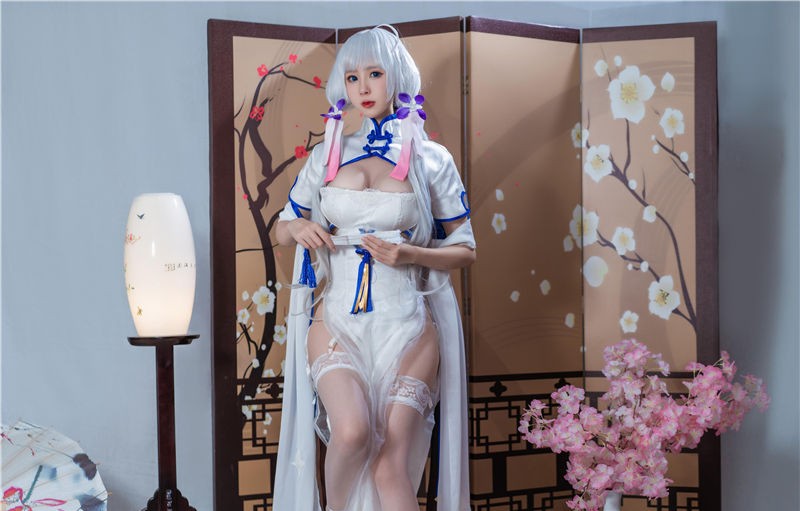 西园寺南歌 碧蓝航线 光辉旗袍[24P-139M]