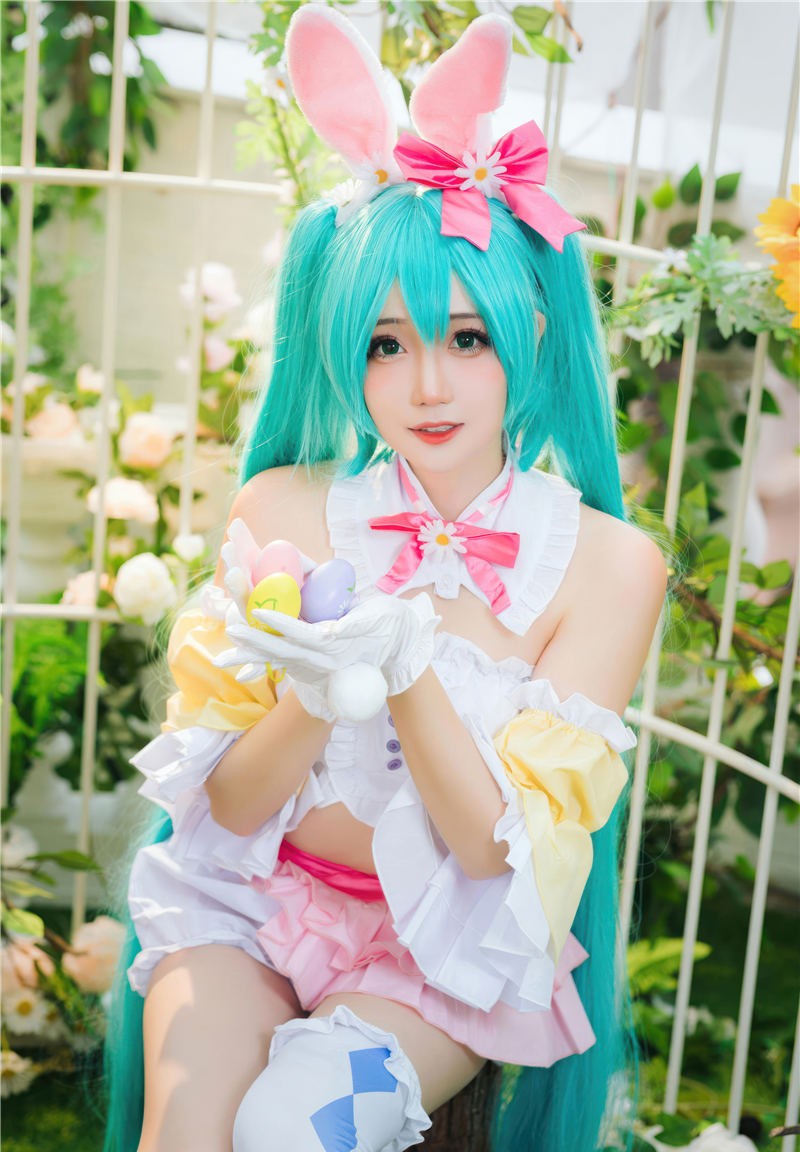 焖焖碳 初音未来 复活节兔子[22P-163M]