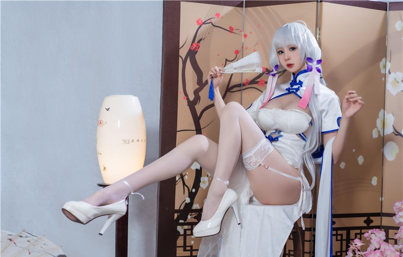 西园寺南歌 碧蓝航线 光辉旗袍[24P-139M]