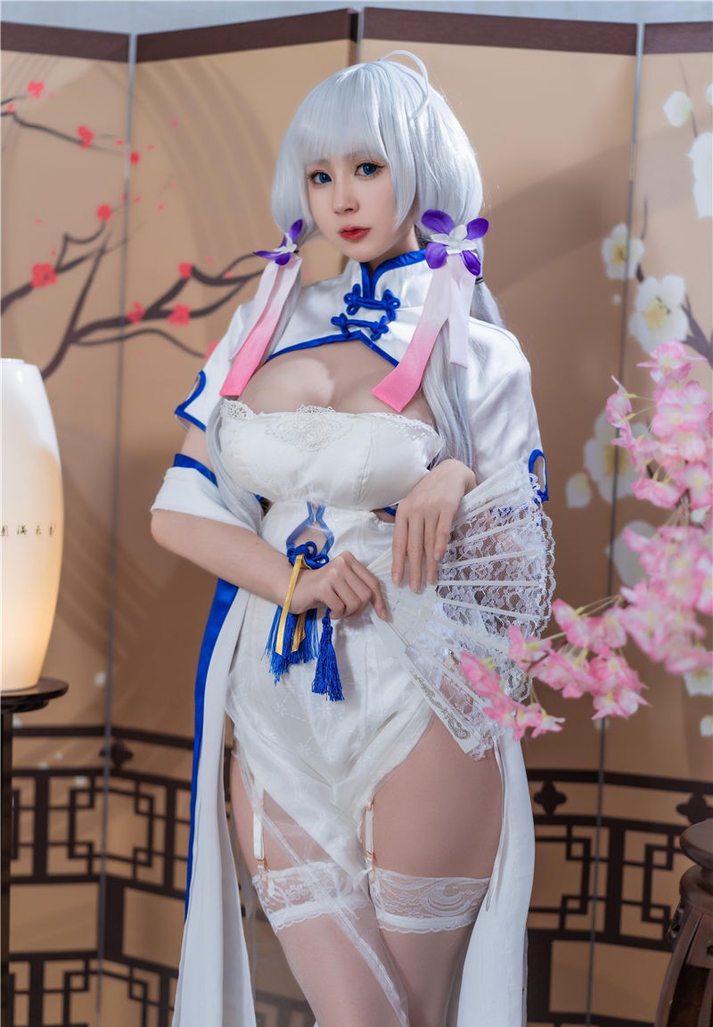 西园寺南歌 碧蓝航线 光辉旗袍[24P-139M]