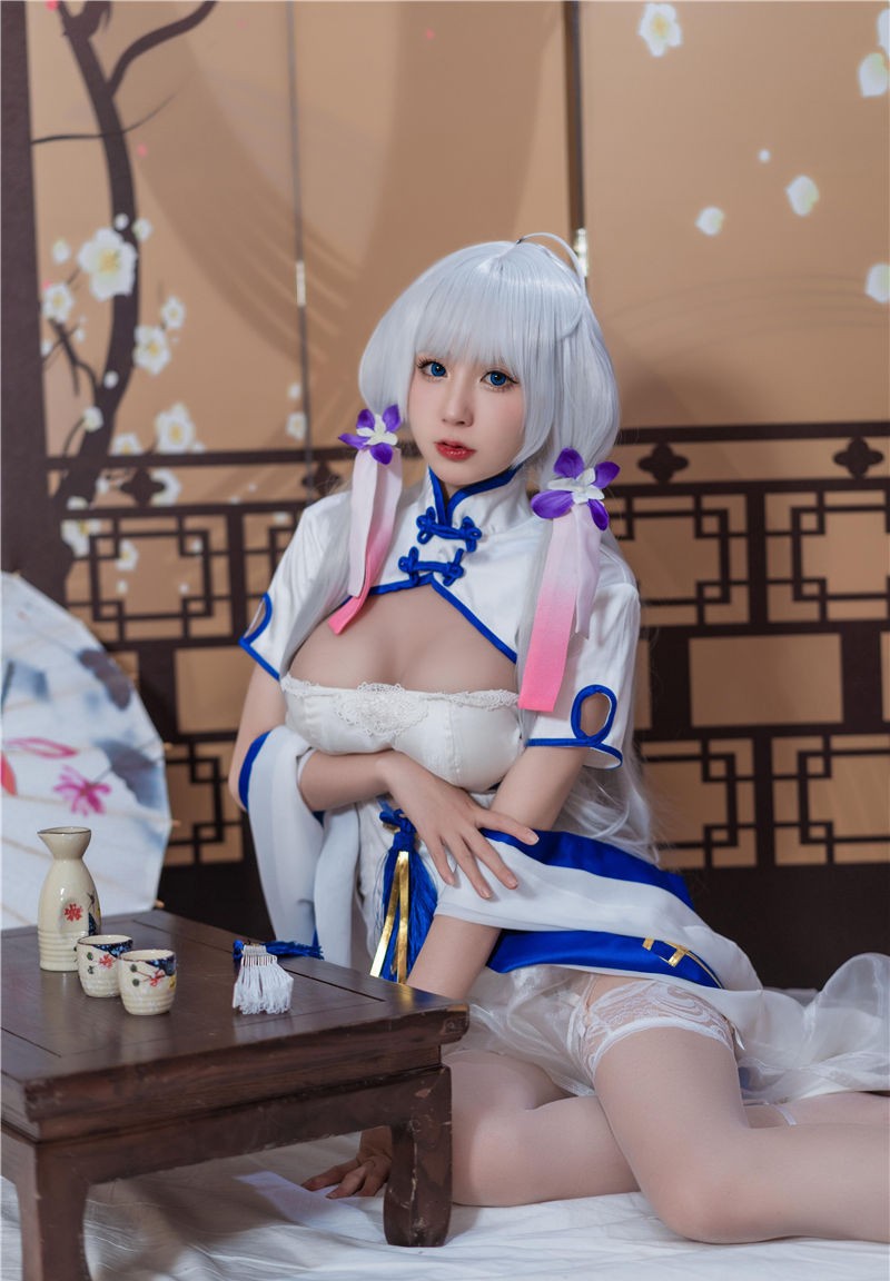 西园寺南歌 碧蓝航线 光辉旗袍[24P-139M]