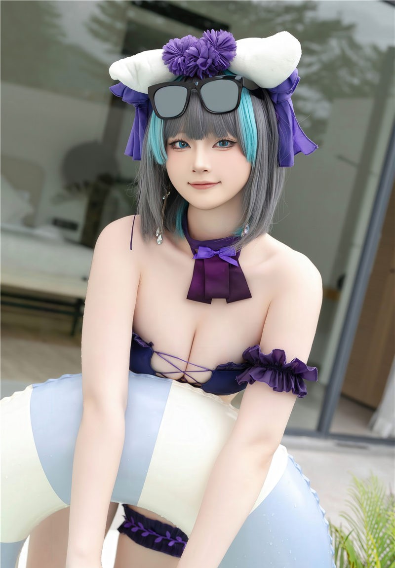 屿鱼 柴郡泳装 [29P-235M]