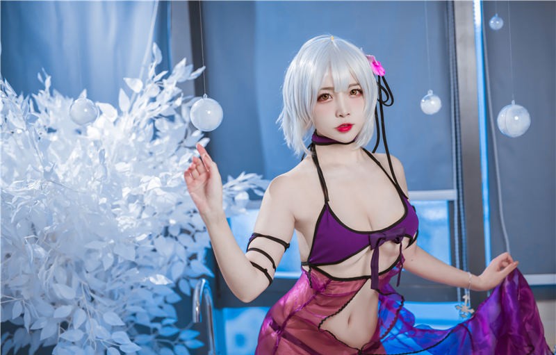 二佐Nisa 黑贞德泳装 [41P-562MB]