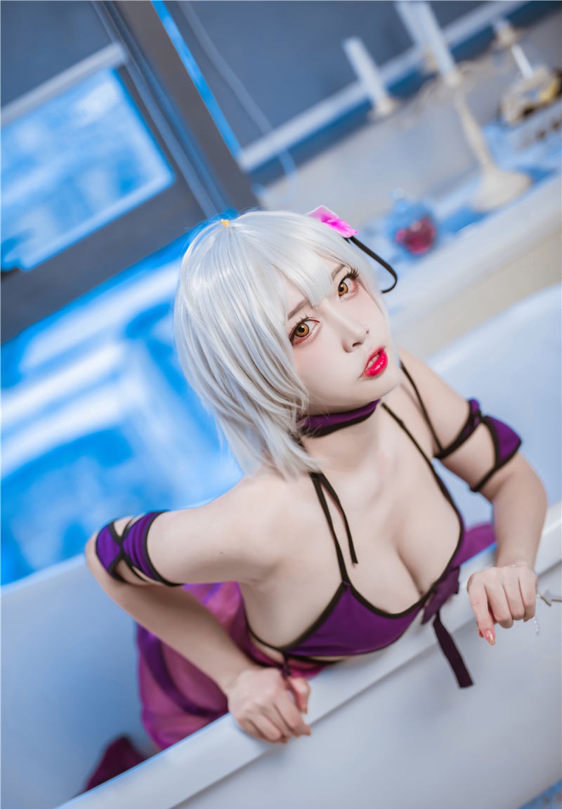 二佐Nisa 黑贞德泳装 [41P-562MB]