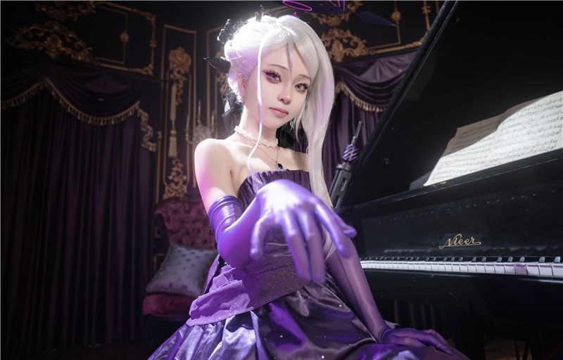 矢量鱼 蔚蓝档案 空崎日奈连衣裙 [34P-259M]