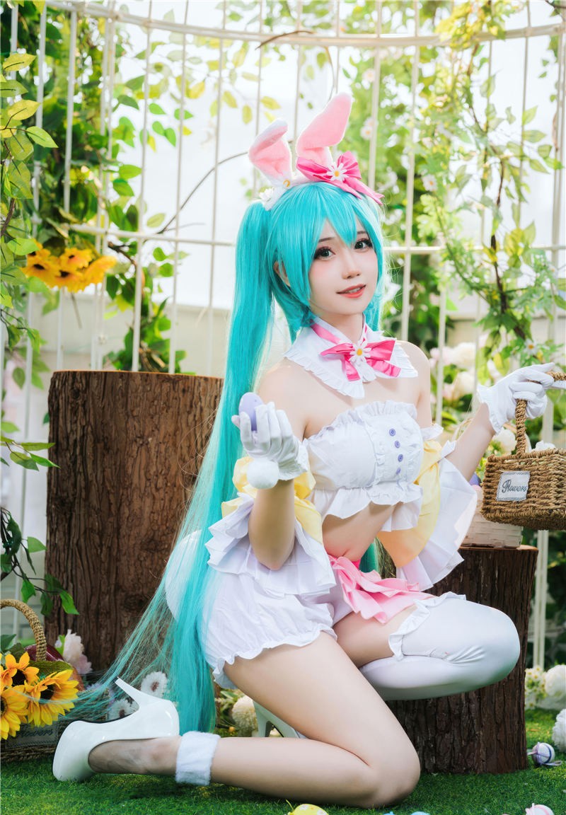 焖焖碳 初音未来 复活节兔子[22P-163M]