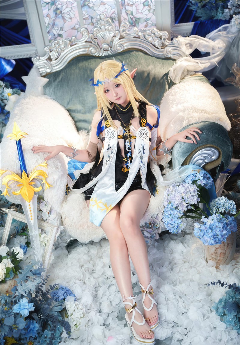 Seele麦麦 菲比&卡提希娅的蓝色花海物语[96P-315M]