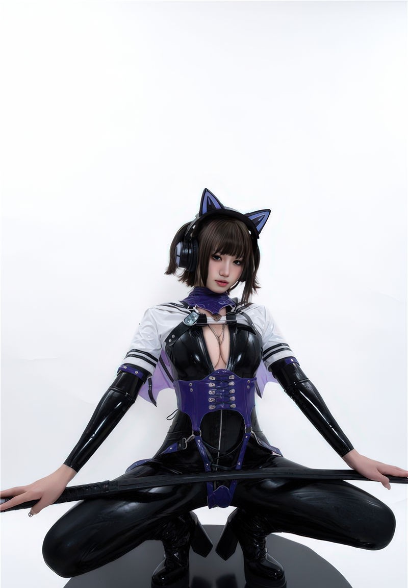 柒柒要乖哦 白棚胶衣[78P-230M]