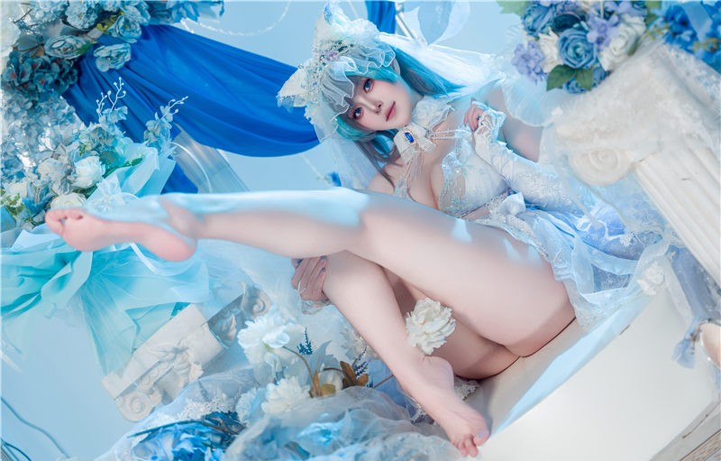 Natsuko夏夏子 碧蓝航线 柴郡婚纱[70P-625M]