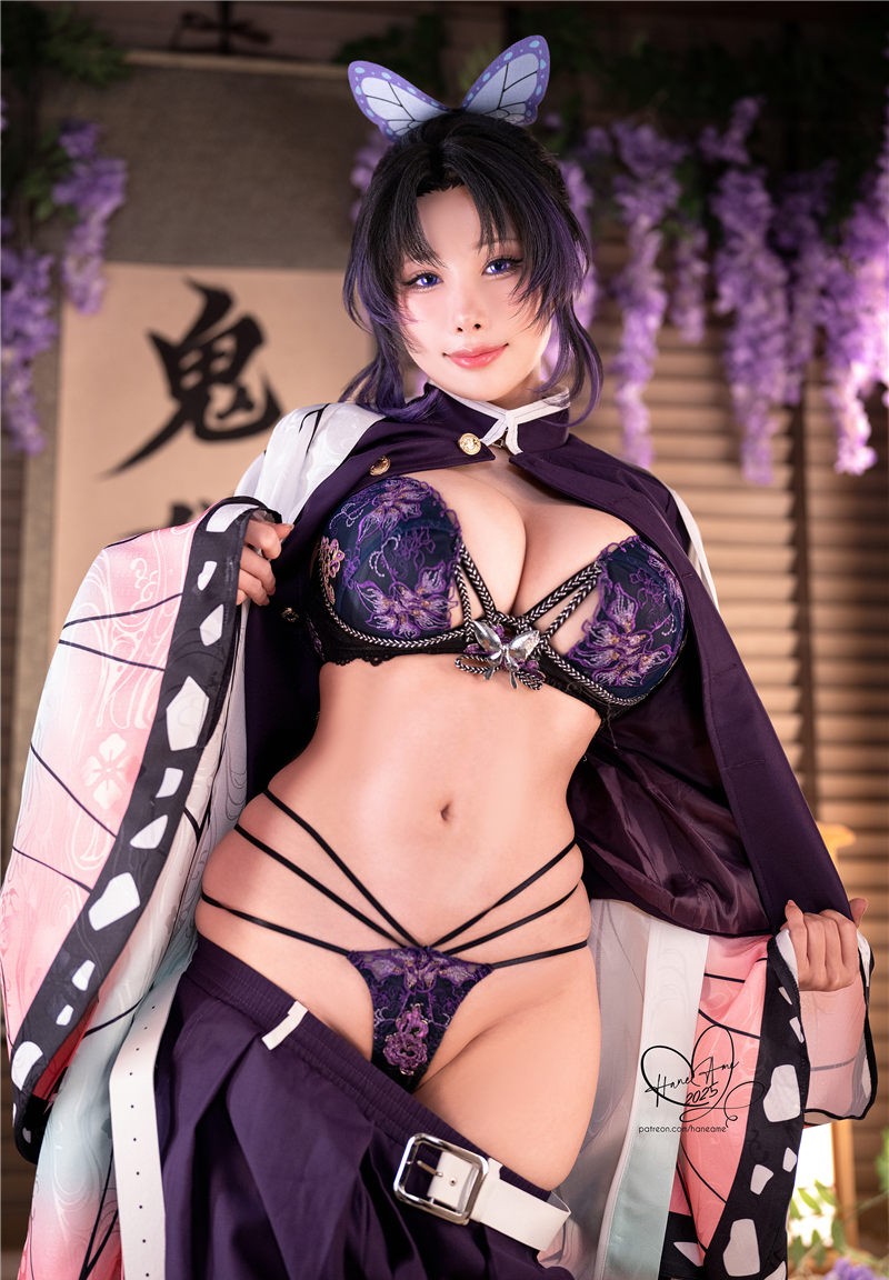 雨波_HaneAme 2025年09月订阅 鬼灭之刃 蝴蝶忍 [44P10V-664MB]