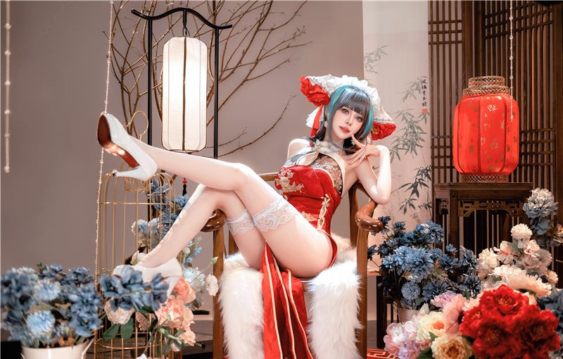 Shika小鹿鹿 碧蓝航线 新年柴郡[17P-234M]