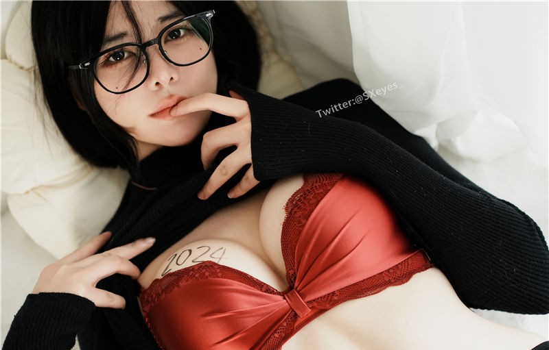 眼酱大魔王w 2024年贺图 黑红[41P-526M]