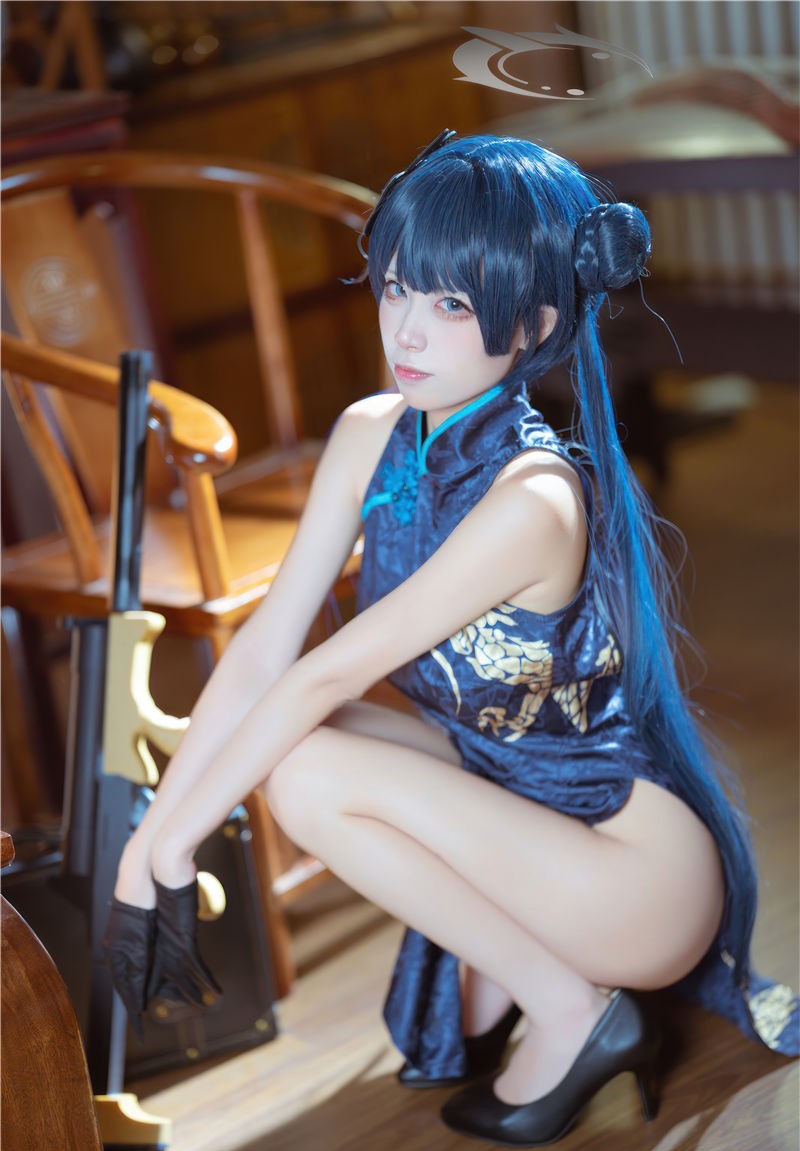 三無人型 碧蓝档案 妃咲旗袍[42P-269M]