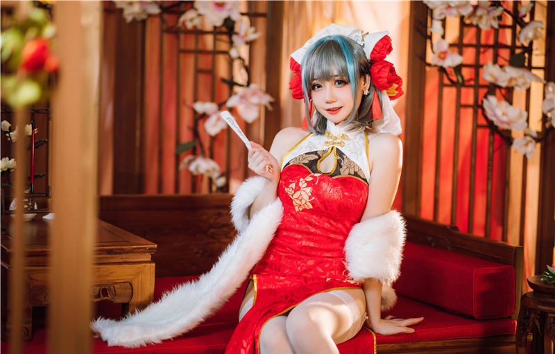 焖焖碳 柴郡旗袍 [29P-509MB]