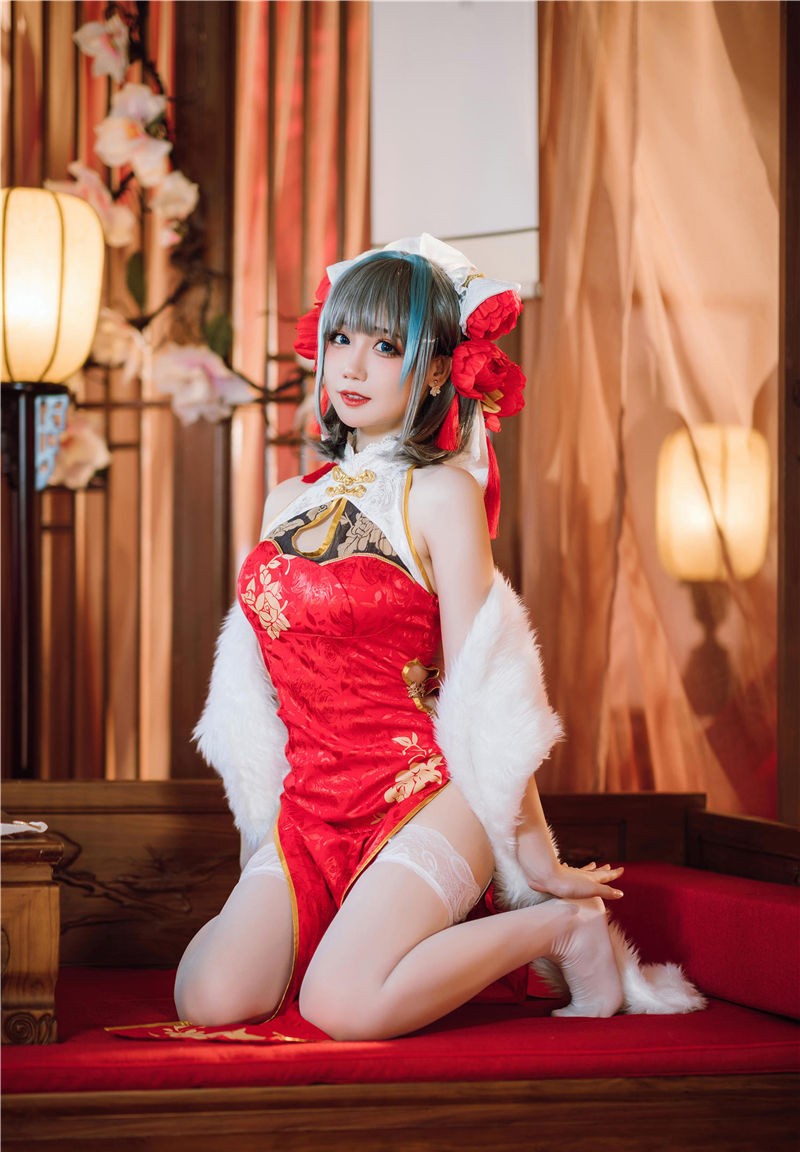 焖焖碳 柴郡旗袍 [29P-509MB]