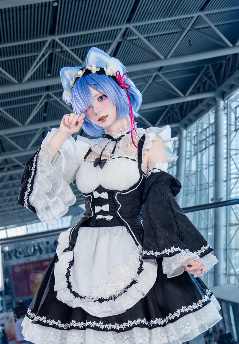 花柒Hana 萤火虫动漫嘉年华 猫猫蕾姆[107P1V-890M]