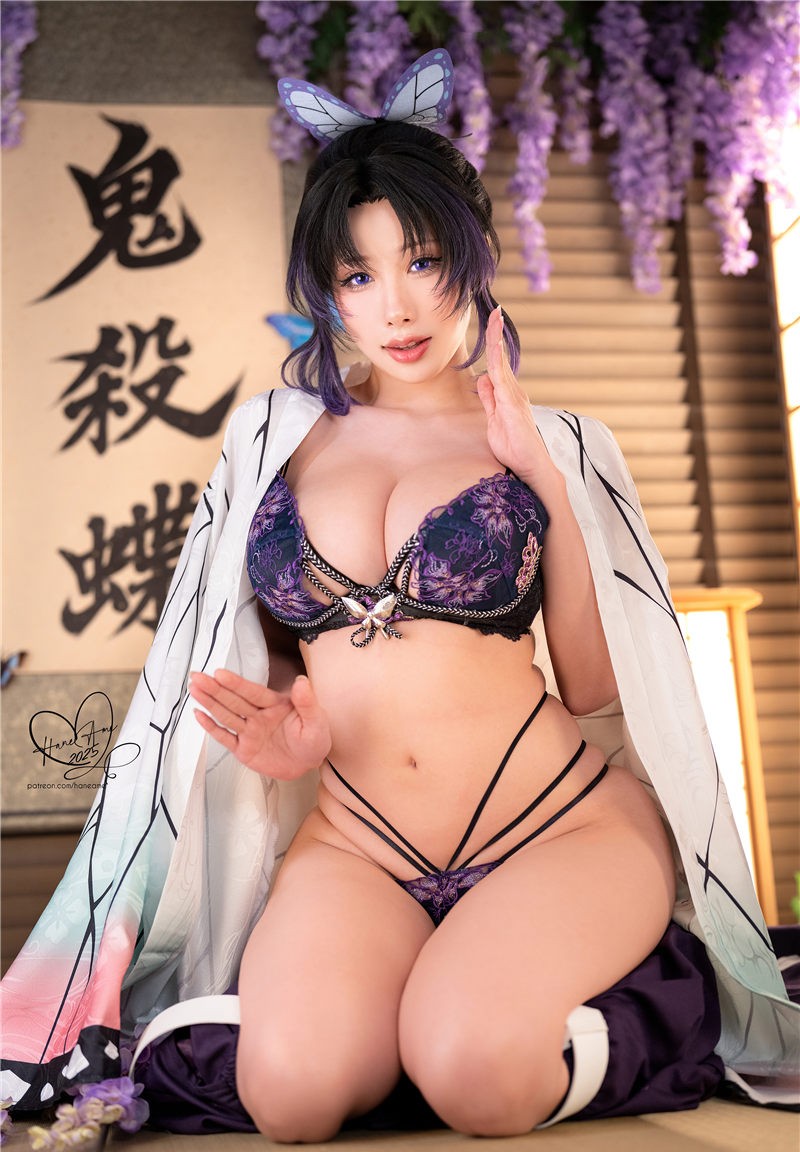 雨波_HaneAme 2025年09月订阅 鬼灭之刃 蝴蝶忍 [44P10V-664MB]