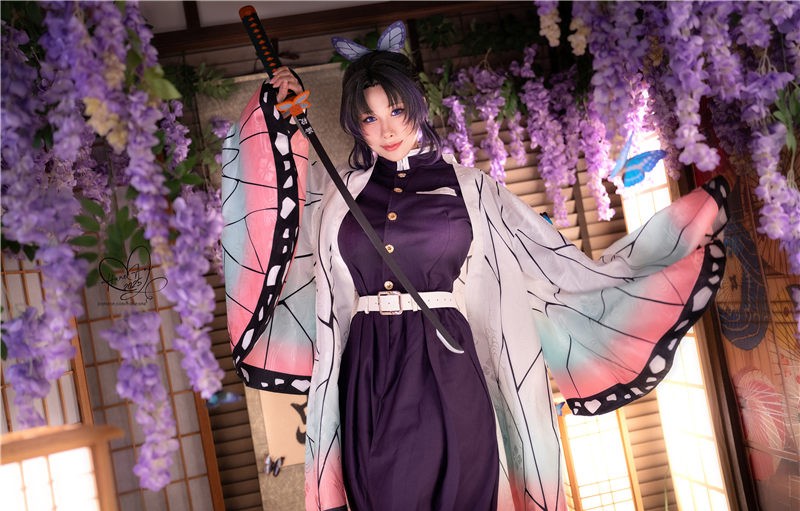 雨波_HaneAme 2025年09月订阅 鬼灭之刃 蝴蝶忍 [44P10V-664MB]