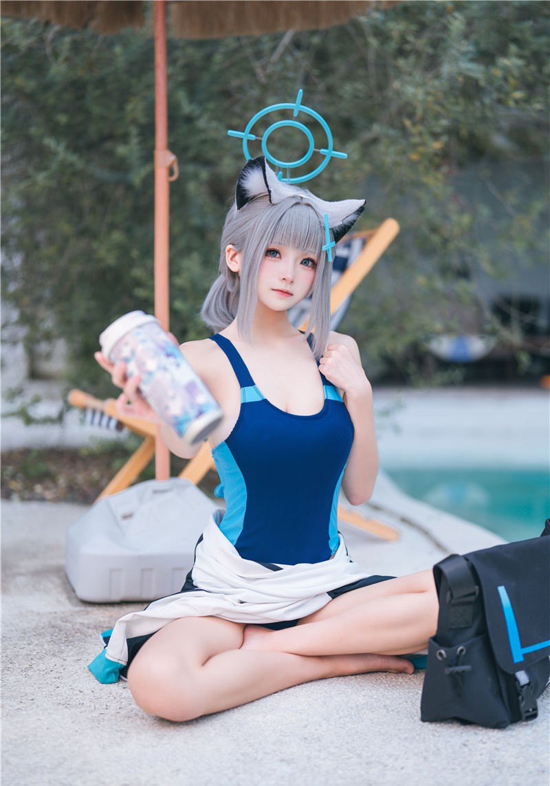 九柒喵 白子泳装[34P-420M]