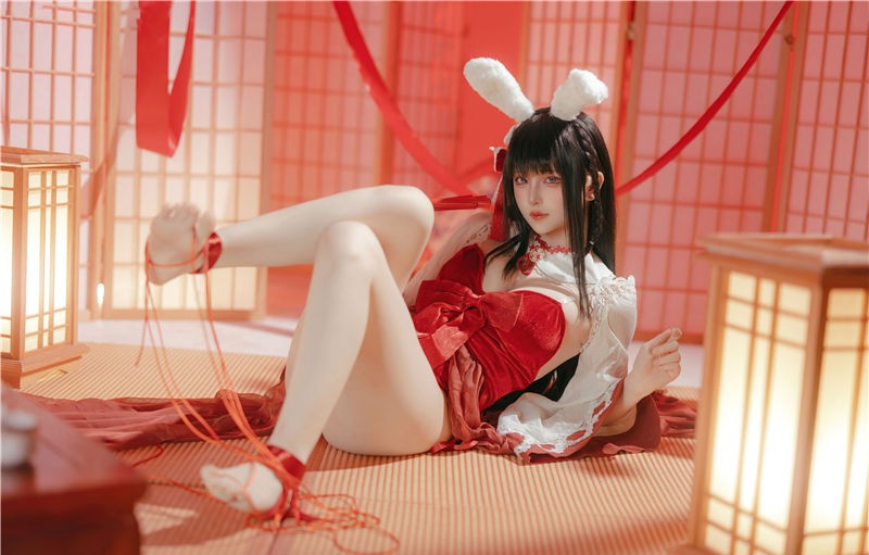 屿鱼 碧蓝航线 大山·祈愿的巫女兔[58P-340M]