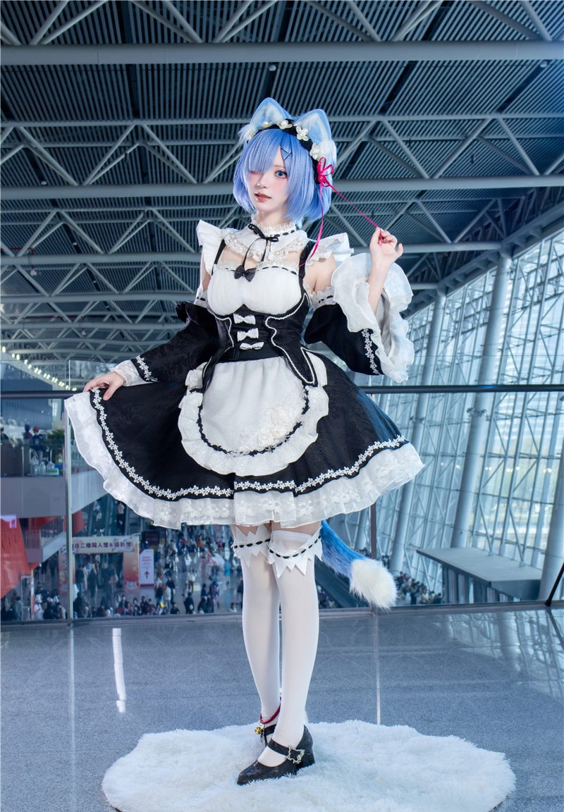 花柒Hana 萤火虫动漫嘉年华 猫猫蕾姆[107P1V-890M]