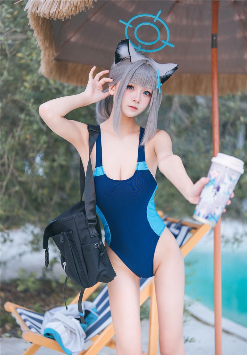 九柒喵 白子泳装[34P-420M]