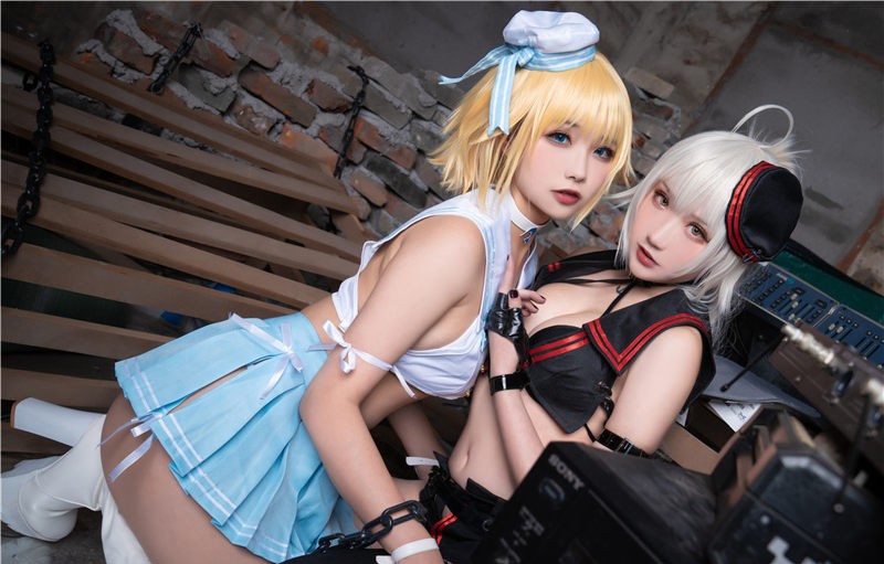 Momoko葵葵&瓜希酱 黑白贞德 [60P-817MB]