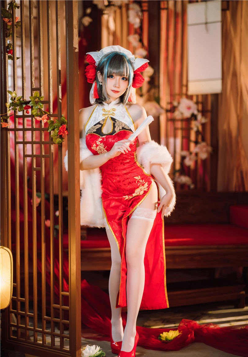 焖焖碳 柴郡旗袍 [29P-509MB]