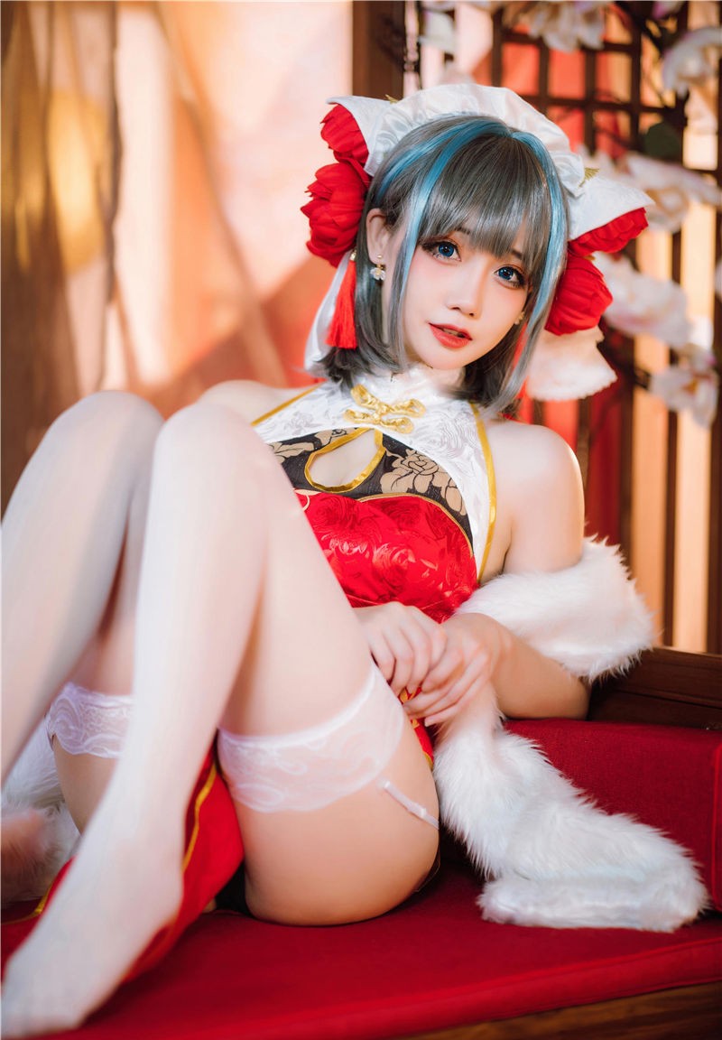 焖焖碳 柴郡旗袍 [29P-509MB]