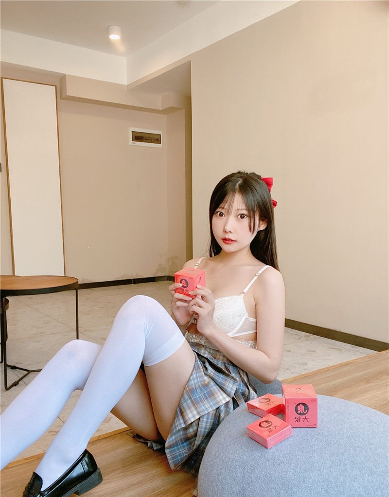 香草喵露露 大象 JK格子裙[30P-96M]