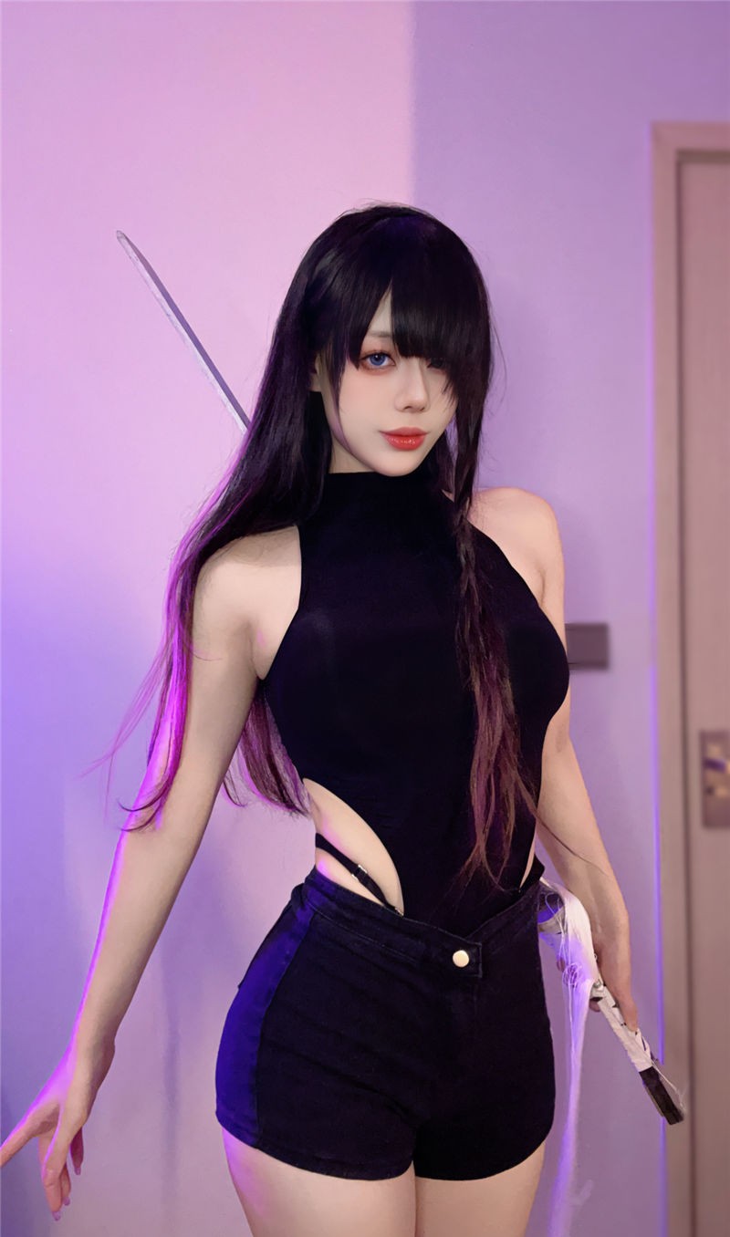 阿九从不咕咕 潶思紧身衣[21P6V-200M]