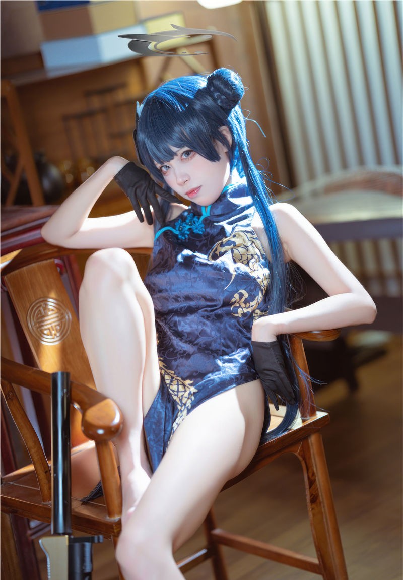 三無人型 碧蓝档案 妃咲旗袍[42P-269M]