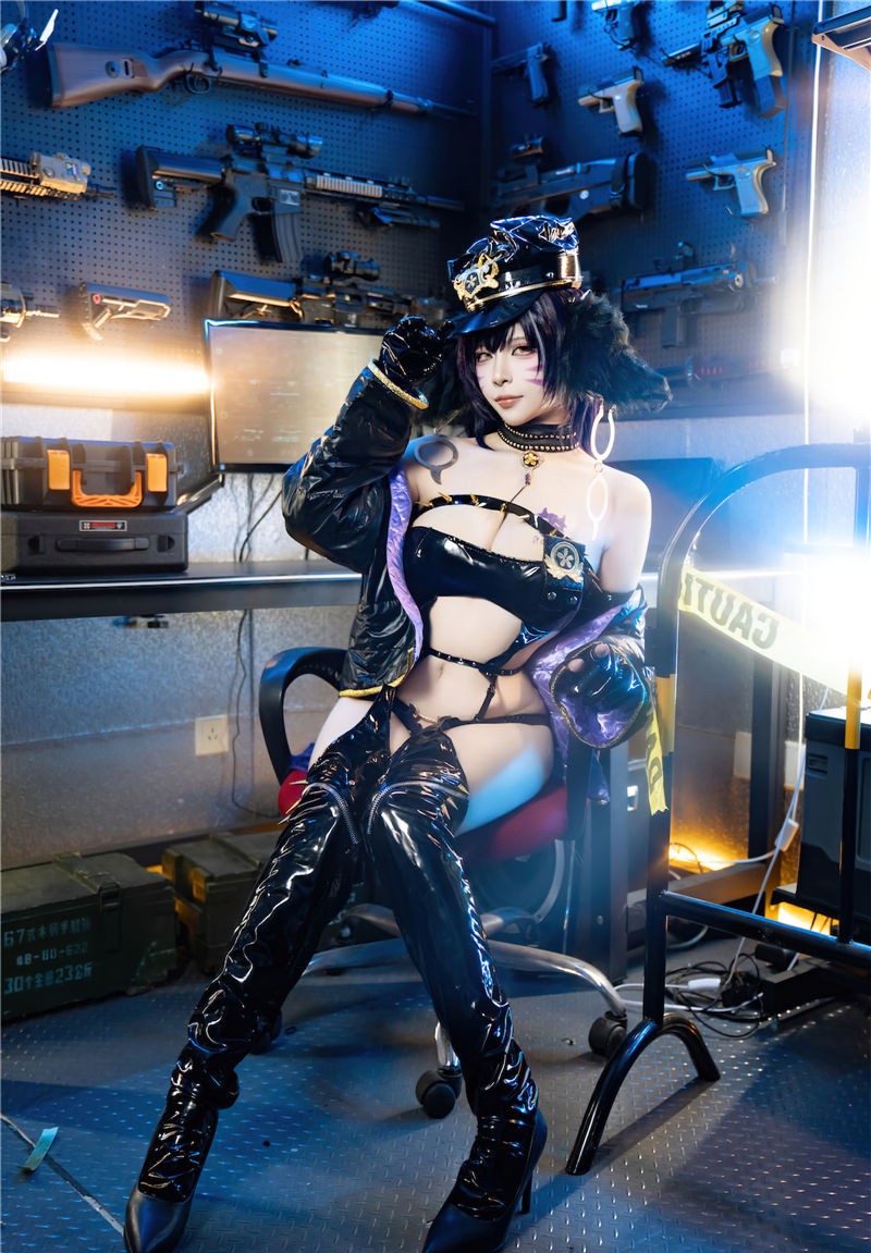 二佐Nisa 碧蓝航线 武藏 女警 [25P-101M]