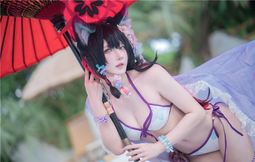 阿包也是兔娘 蔚蓝档案 狐坂若藻 水着[32P-187M]