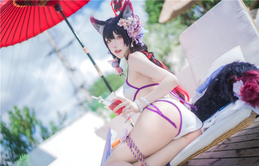 阿包也是兔娘 蔚蓝档案 狐坂若藻 水着[32P-187M]