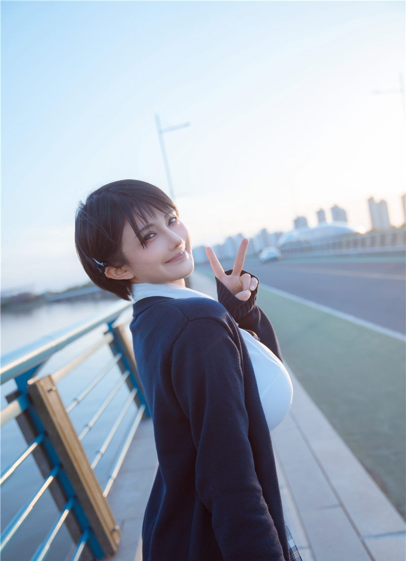 古阿扎 春日短发[17P-96M]