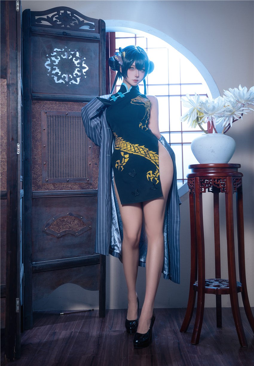 Seya-狮砸 蔚蓝档案 妃咲 旗袍[12P-138M]