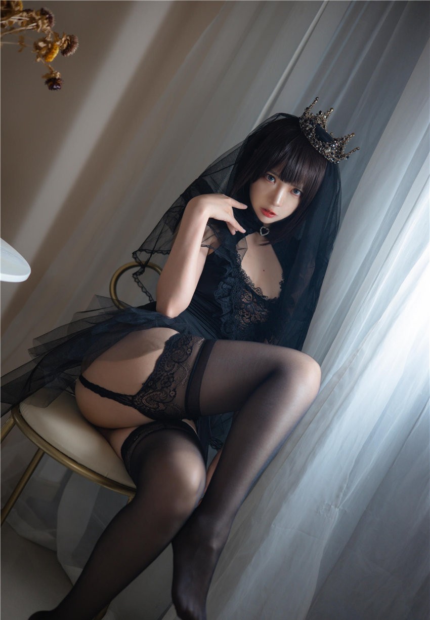 疯猫ss 黑色婚纱 [40P-429MB]