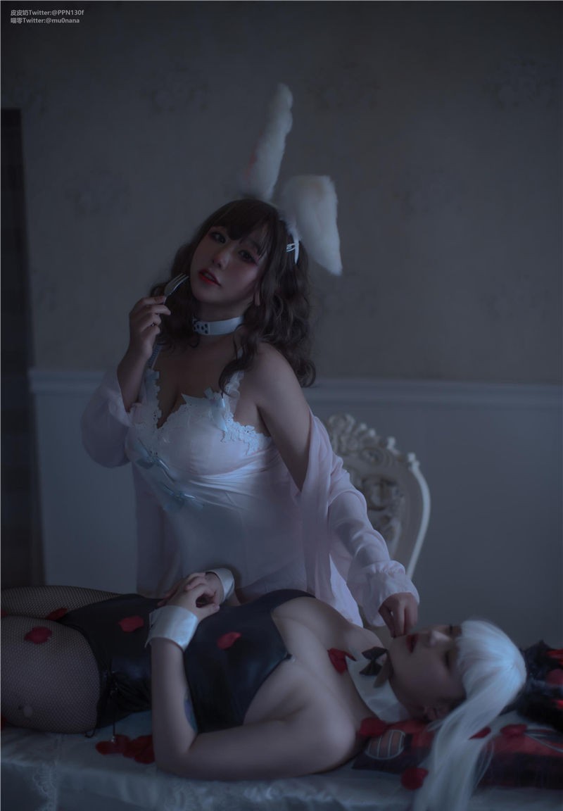 皮皮奶&喵零超可爱 双人兔女郎 [51P-556MB]