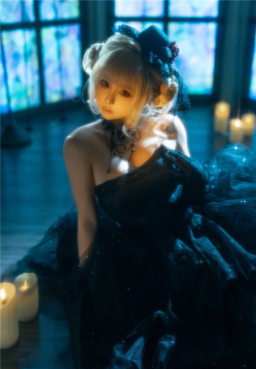 蠢沫沫 黑婚纱[37P1V-3.15G]