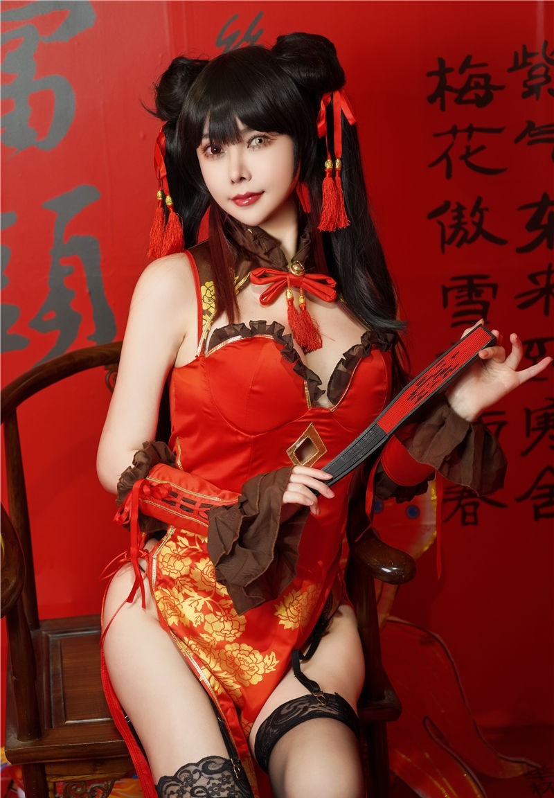 亚马逊鲶鱼 时崎狂三 旗袍[25P1V-547M]