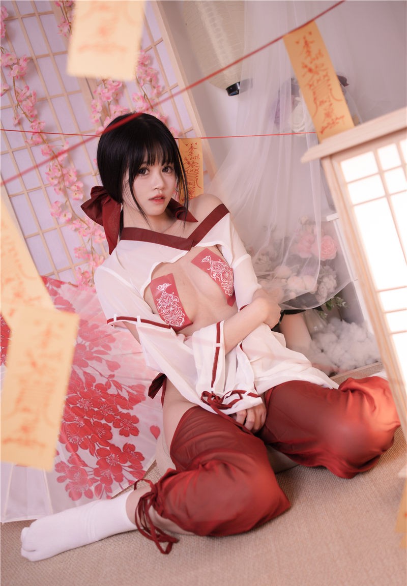 千反田鹿子 祈福巫女[56P-724M]