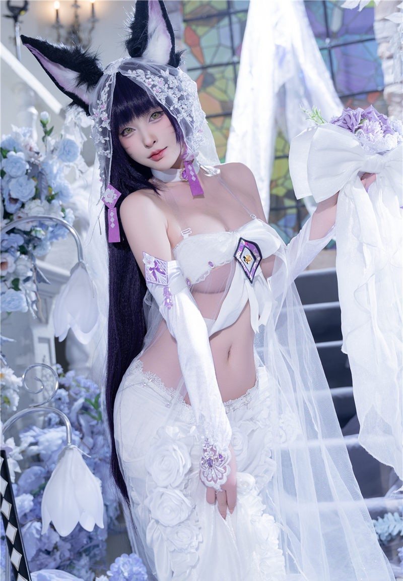 清水由乃 碧蓝航线 武藏 紫藤花 [51P1V-638MB]