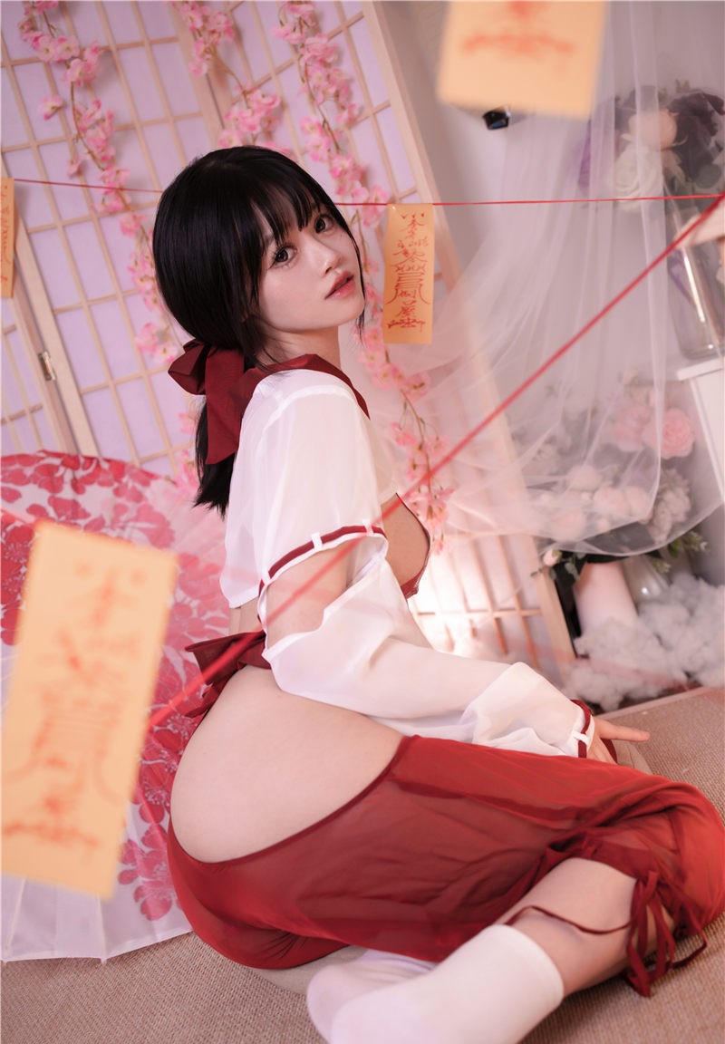 千反田鹿子 祈福巫女[56P-724M]