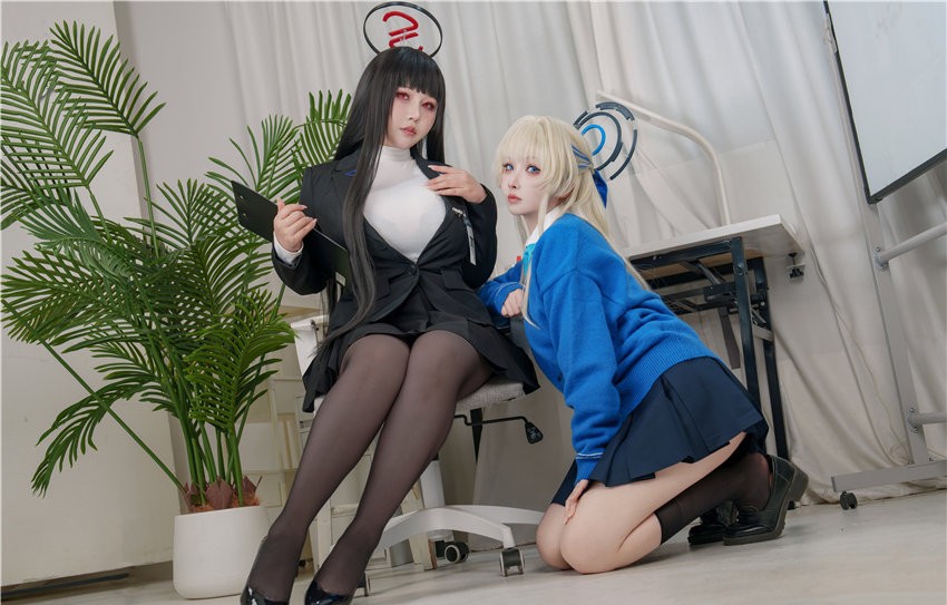 rioko凉凉子&KANEKO_咔喵 双人蔚蓝档案[110P-924M]