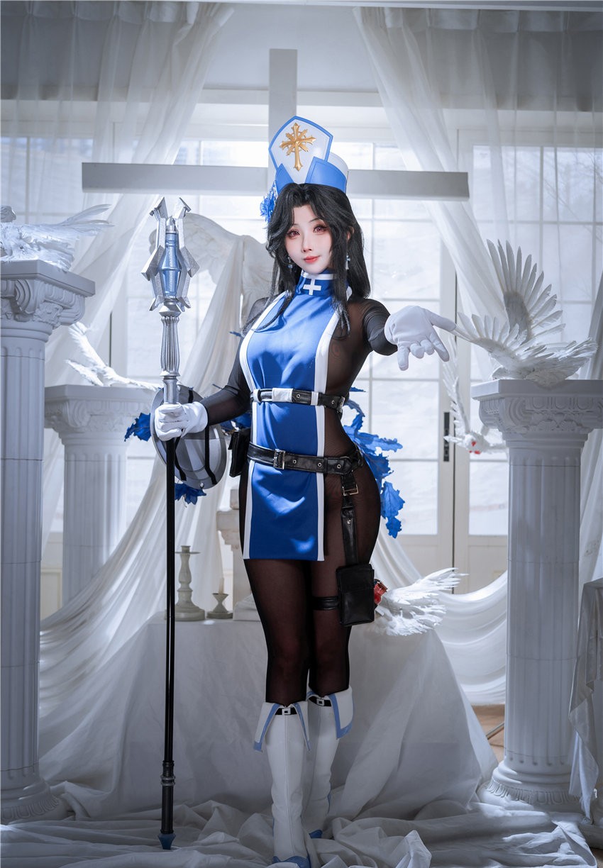 rioko凉凉子 Nikke胜利女神 梅登冰玫瑰[45P-469M]