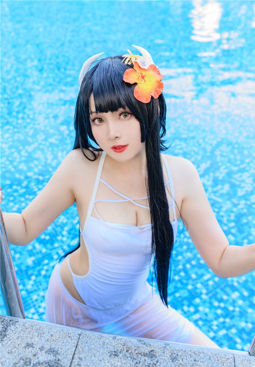 Natsuko夏夏子 碧蓝航线 比叡 泳装 [55P-667MB]