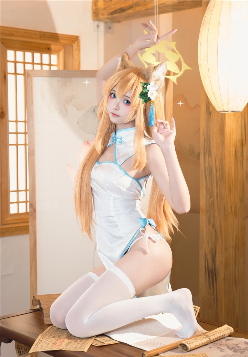 艾西Aiwest 蔚蓝档案 伊落玛丽旗袍[30P-342M]
