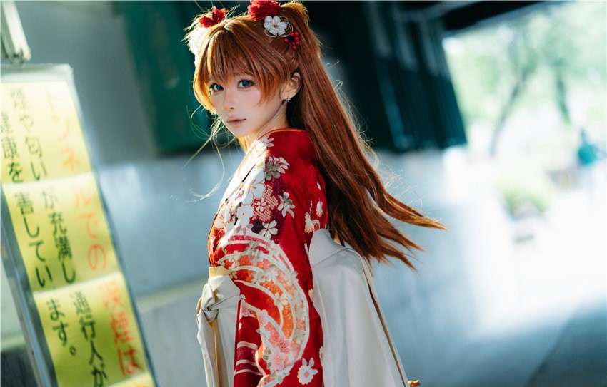 蠢沫沫 EVA明日香和服[30P-515M]
