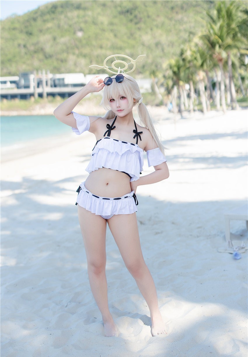 lunananya 蔚蓝档案 阿慈谷日富美泳装[26P-127M]